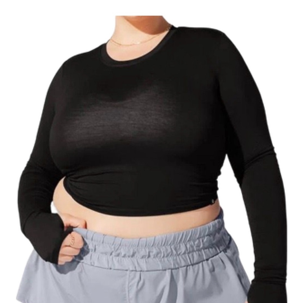 NWOT POPFLEX Bow Back Longsleeve